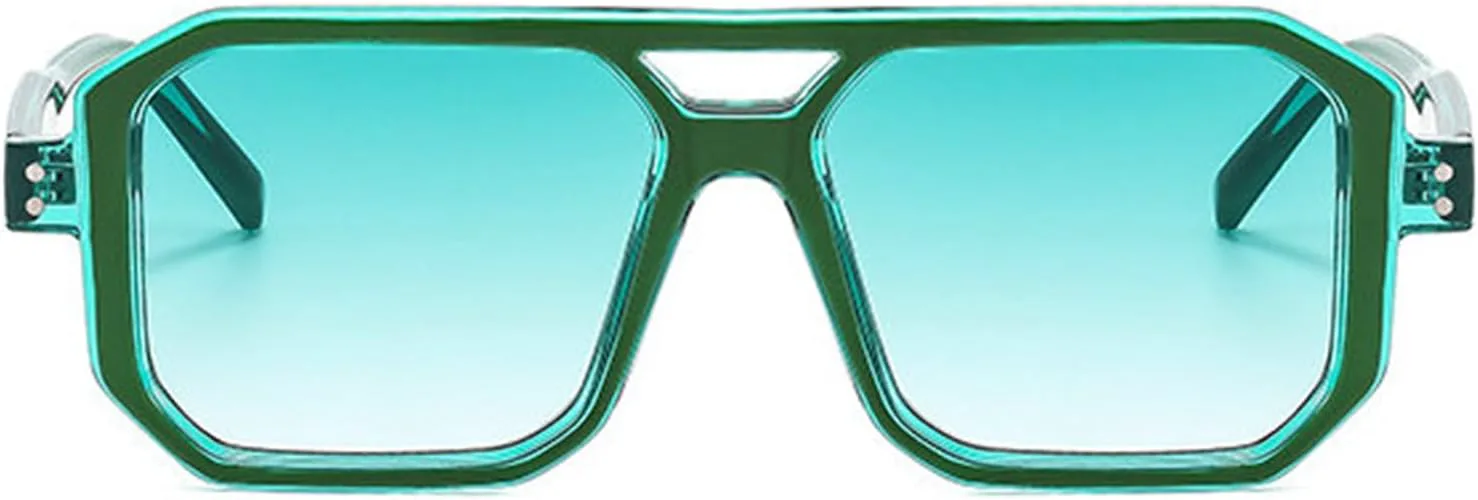 

Солнцезащитные очки Willochra в винтажном стиле 70-х годов, классические, квадратной формы, большие, для мужчин и женщин, с двойной перемычкой, черные, C2