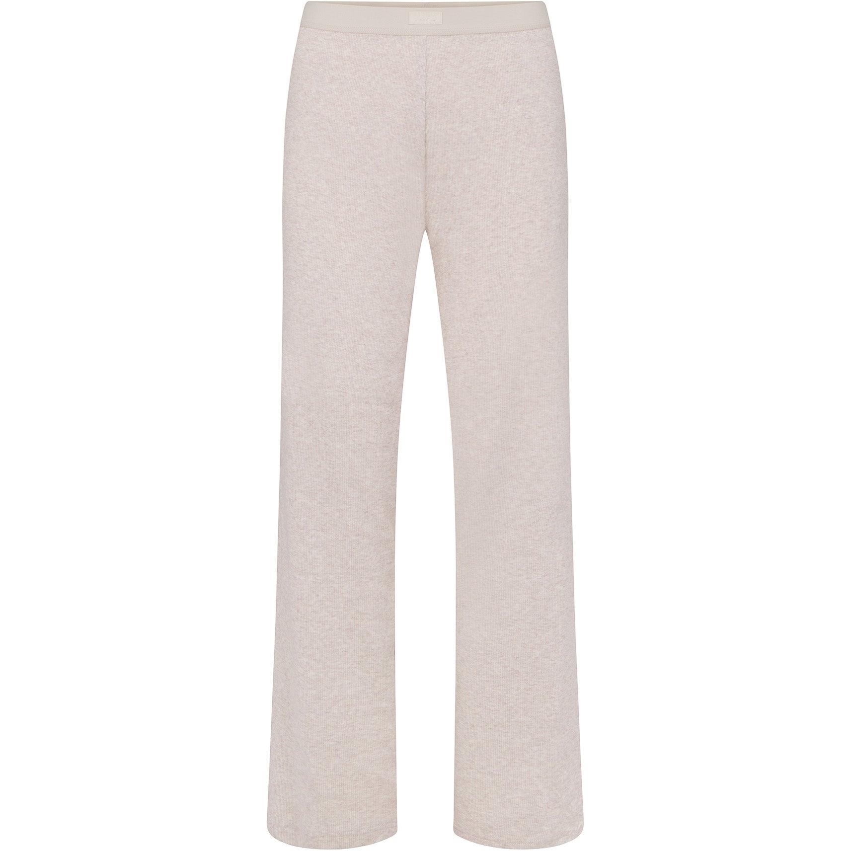 

Fake Day Collection FW24 COTTON RIB PANT Casual Pants Women's Heather Oatmeal/Stone Elegance Oatmeal Skims, Heather Oatmeal/Heather Oatmeal