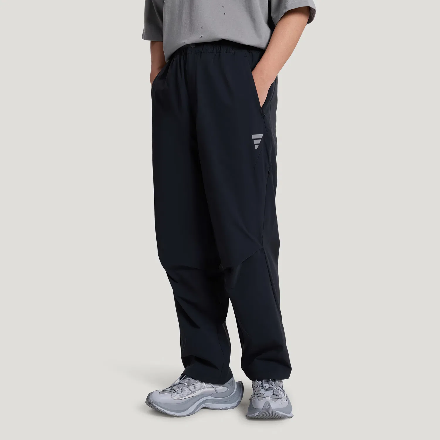 Брюки FOS WOVEN TROUSERS casual мужские Adidas, Black — фото 4