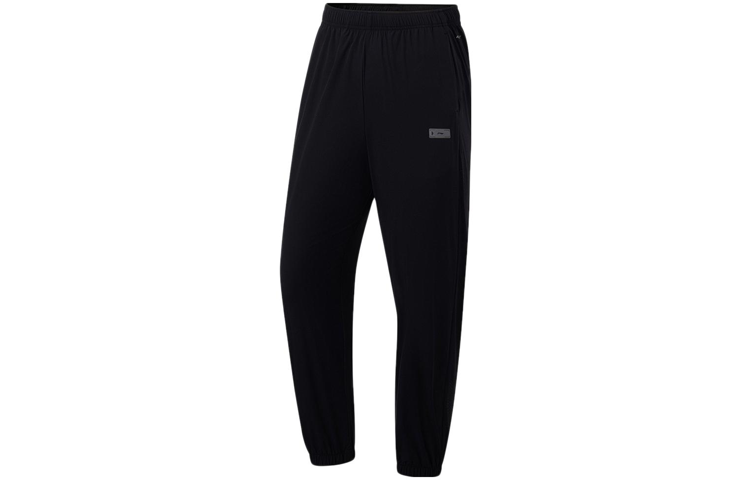 

Трикотажные спортивные штаны Running Collection женские черные Lining