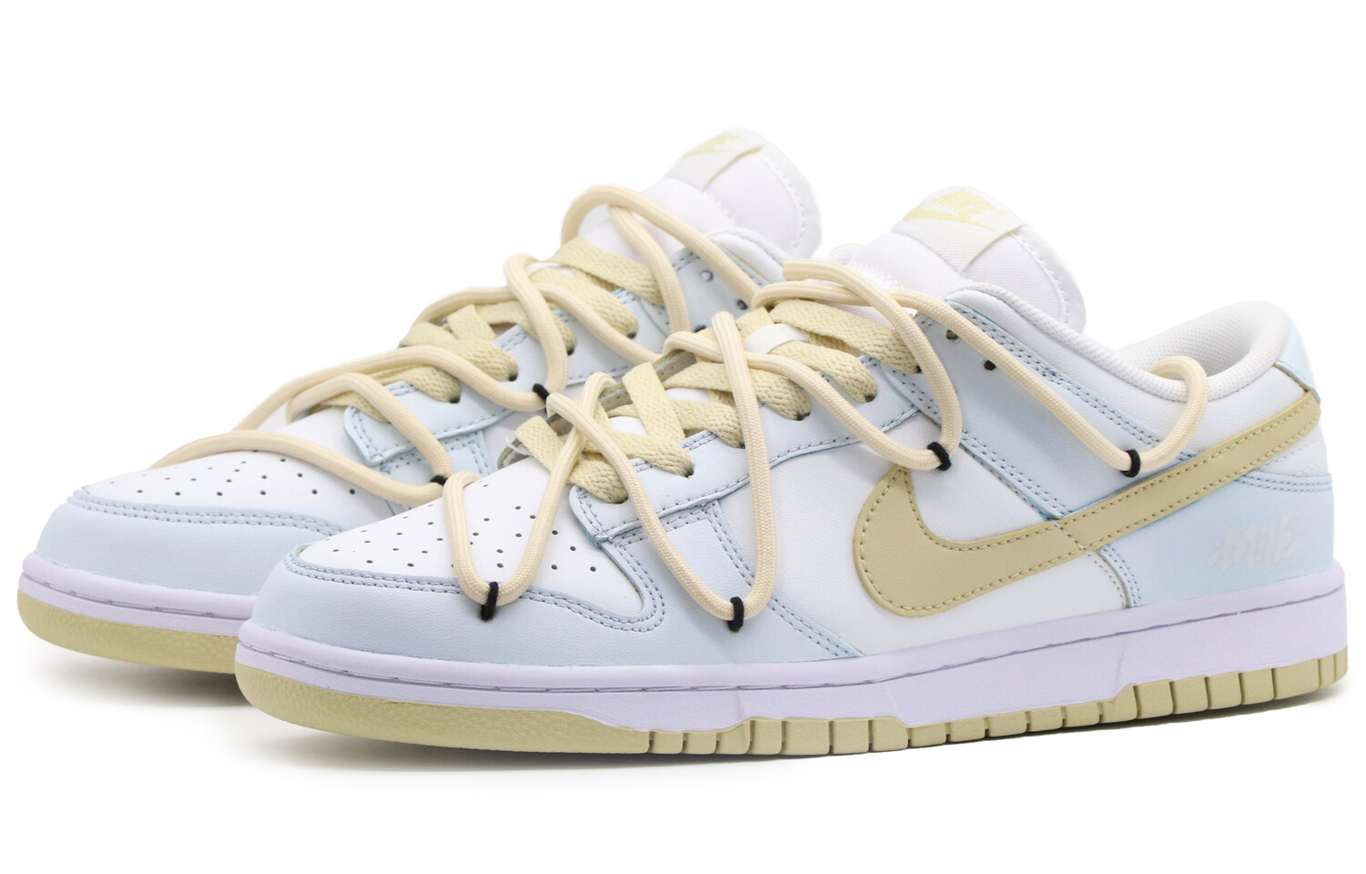 

Кроссовки Nike Dunk Skateboard Shoes Men Low-Top White Blue