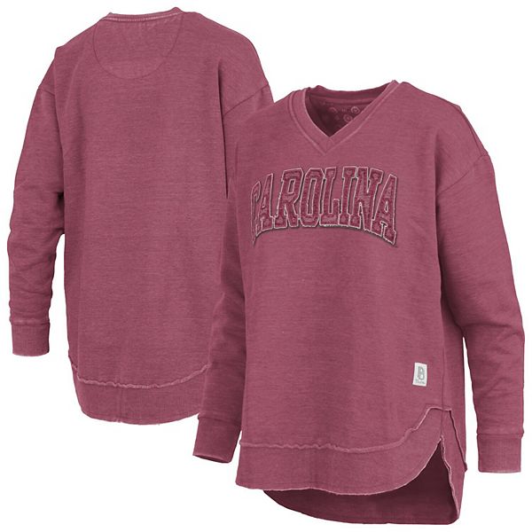 

Женский свитшот с V-образным вырезом Garnet South Carolina Gamecocks Westin Pressbox