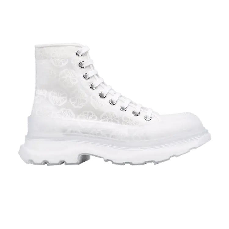 Кроссовки Alexander McQueen Alexander McQueen Wmns Tread Slick Boot 'White Transparent', белый