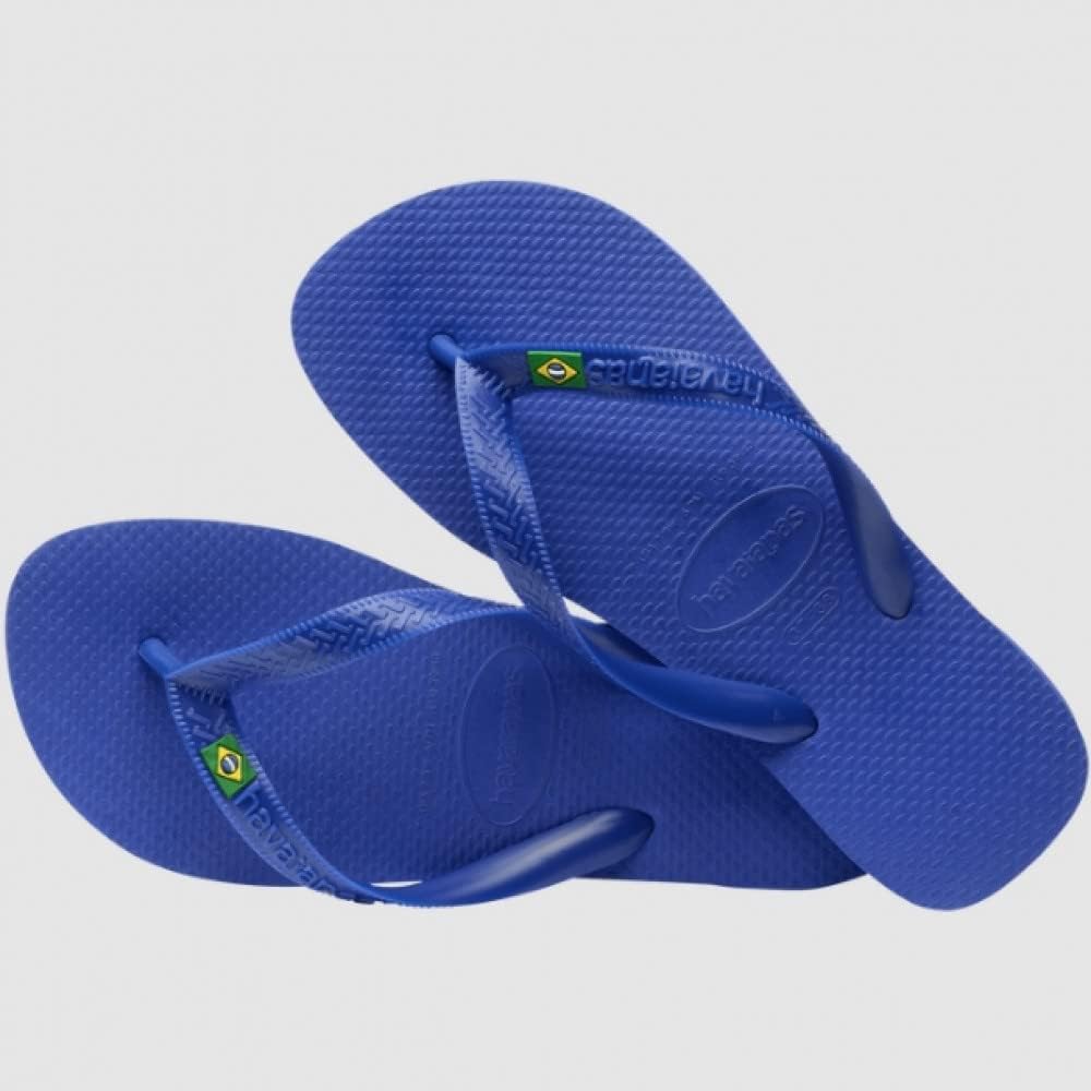 Шлепанцы Havaianas для взрослых, унисекс, с ремешком между пальцами, темно-синий — фото 4