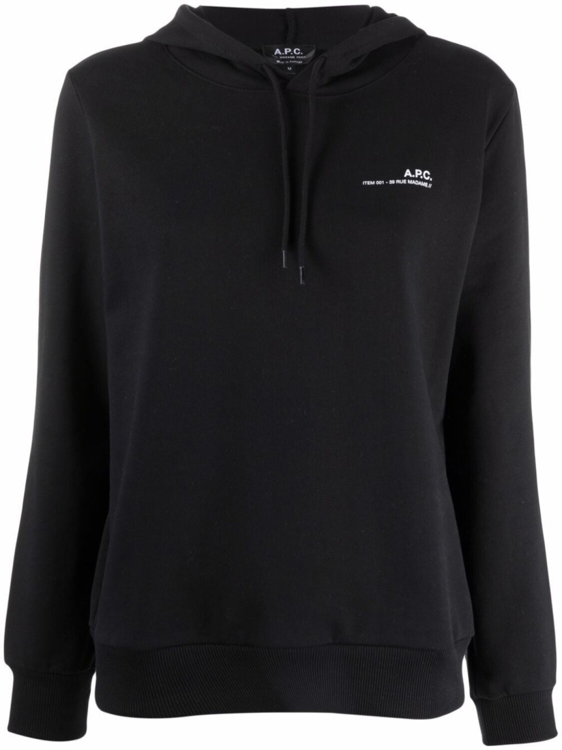 

A.P.C. худи с логотипом, черный