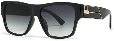 

Классические квадратные солнцезащитные очки 2027 года для мужчин и женщин, в стиле ретро, ​​модные, с защитой от УФ-излучения UV400, градиентные, винтажные MTZJH, C6