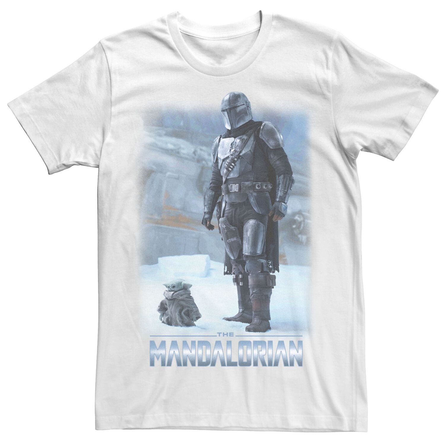 

Мужская футболка «Звездные войны: Мандалорец и ребенок» Icy Portrait R12 Licensed Character