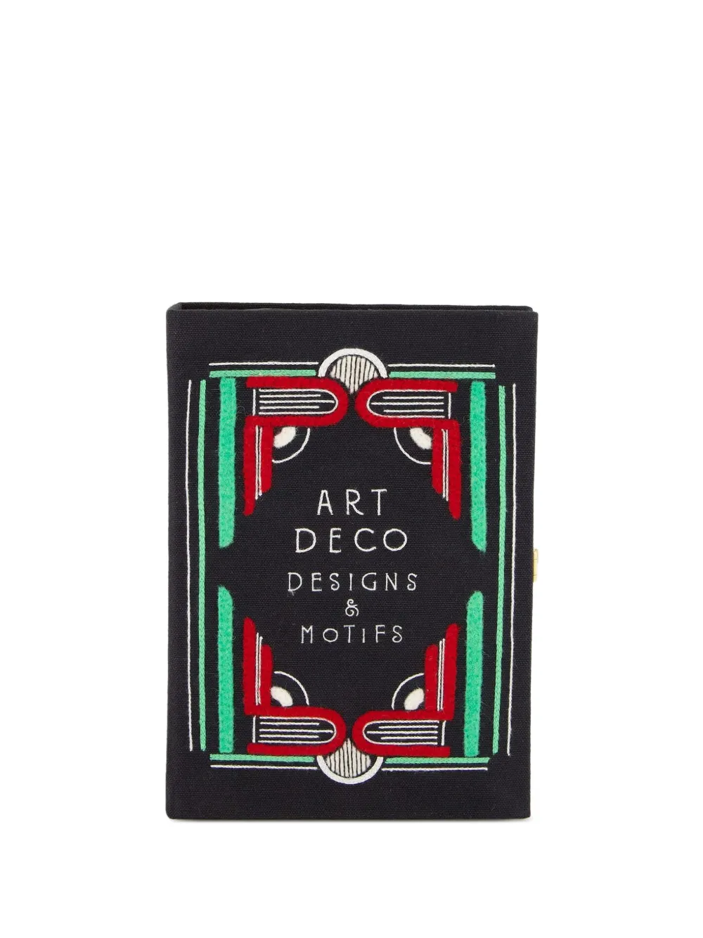 

Клатч в виде книги с принтом Olympia Le-Tan, черный