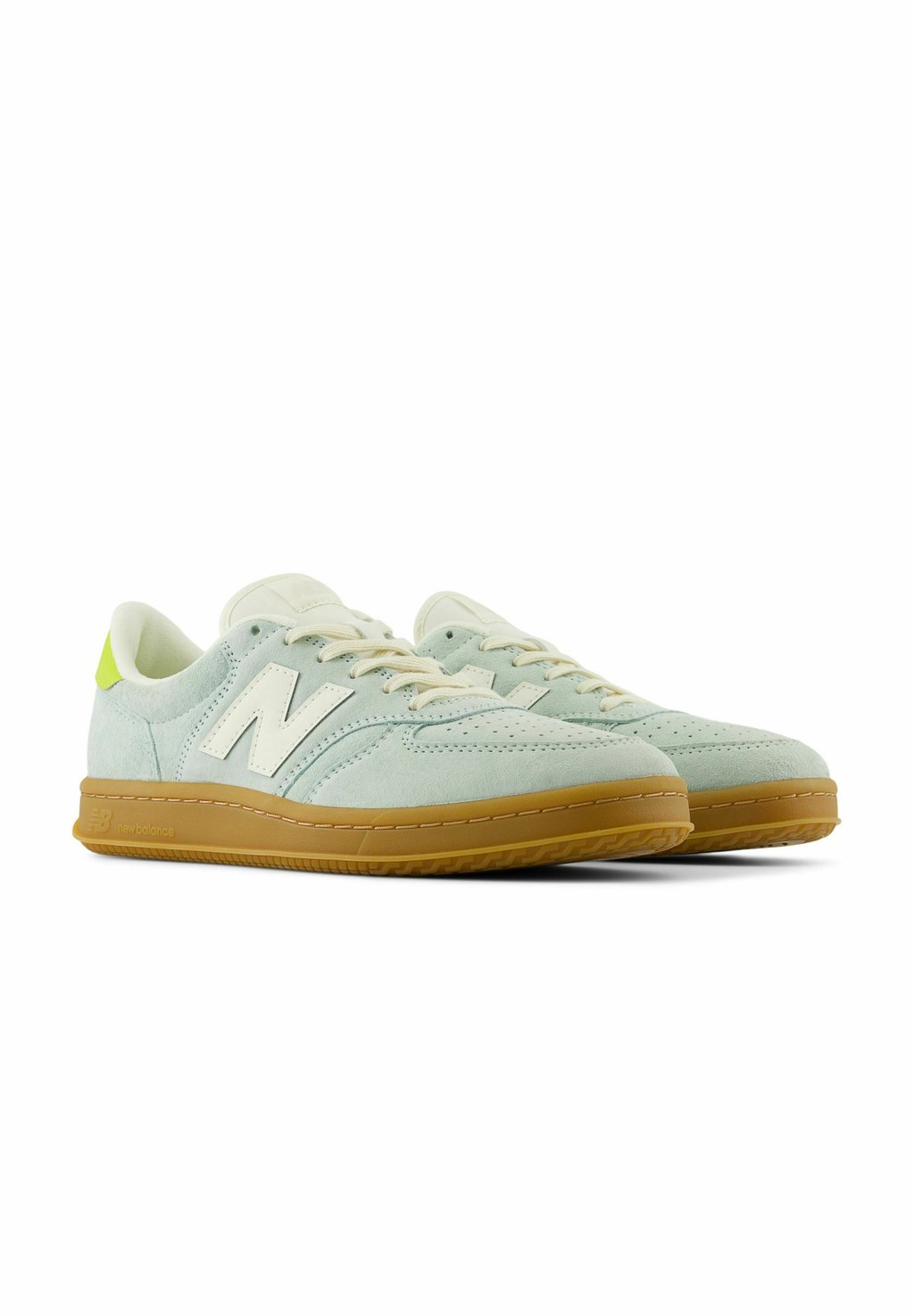 Низкие кеды New Balance, зеленый — фото 2
