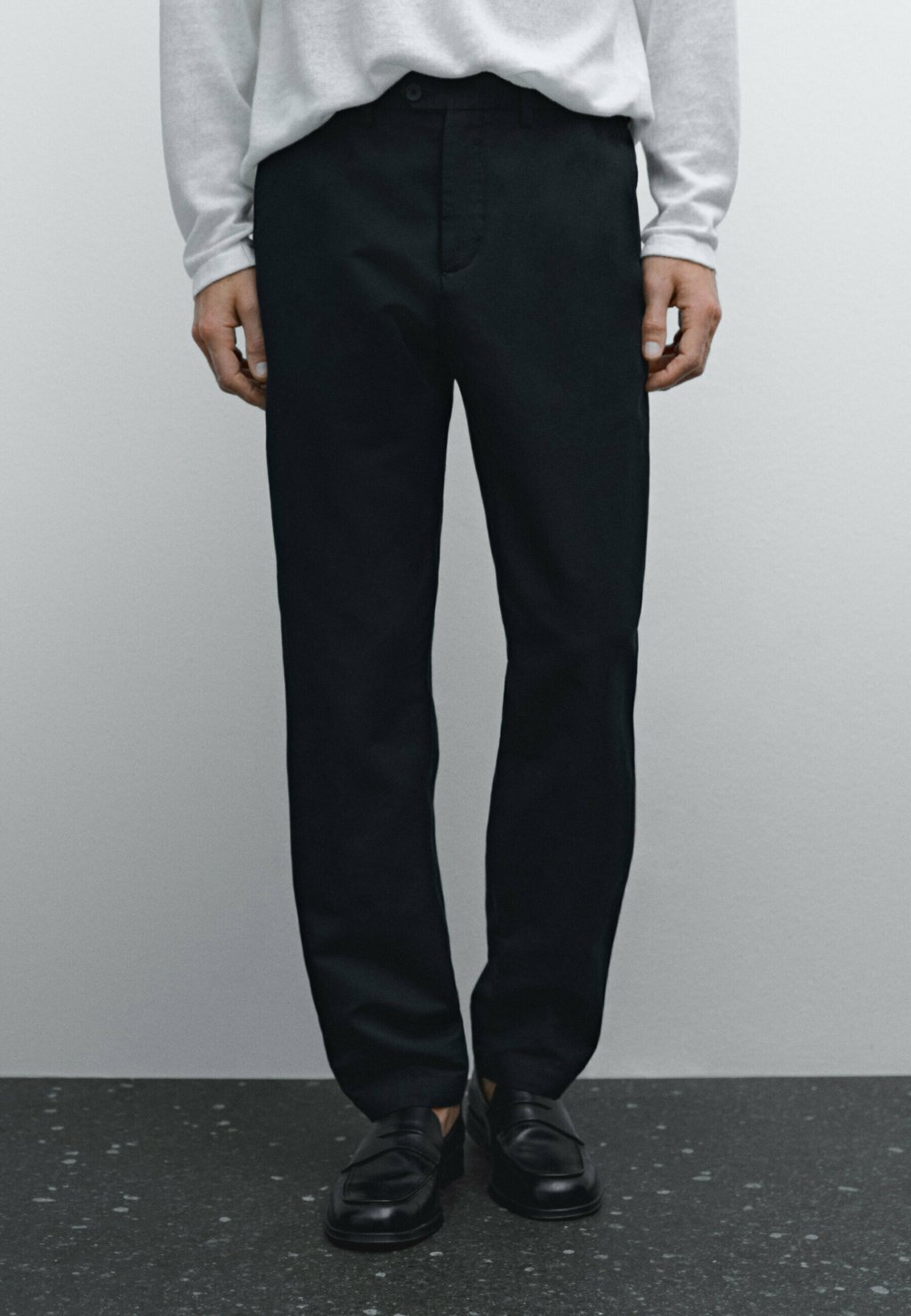 

Чиносы Massimo Dutti, темно-синий