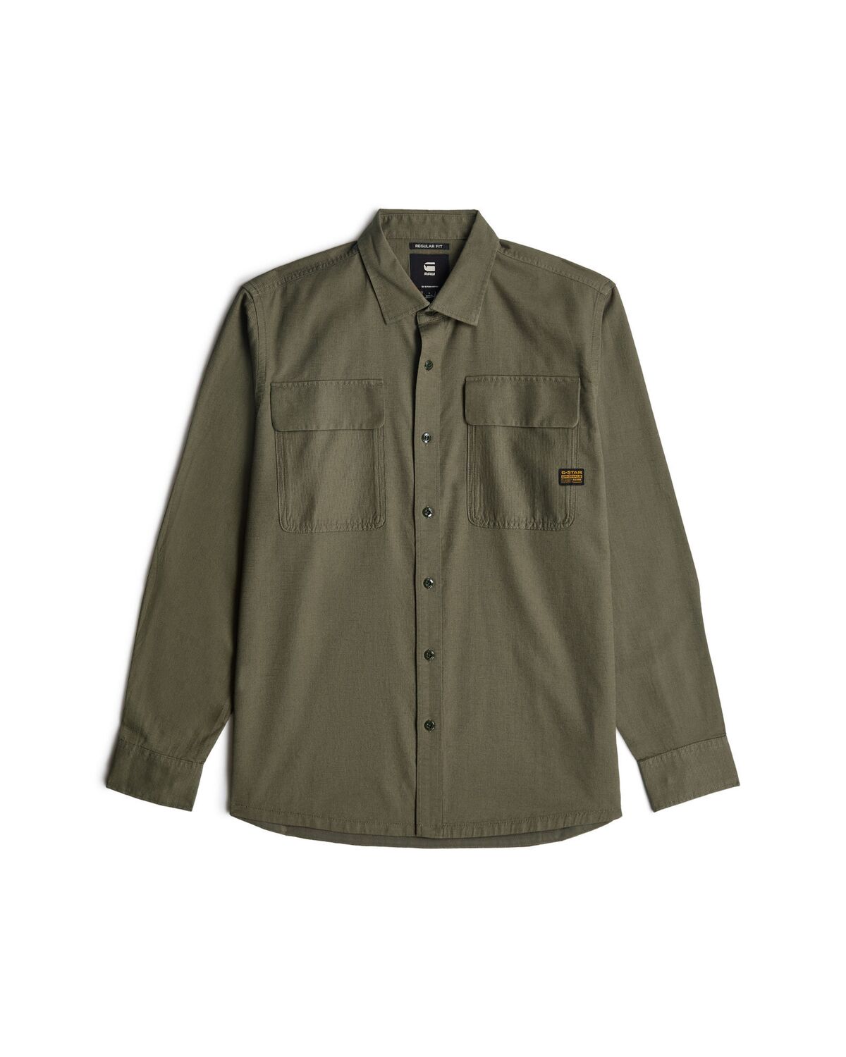 

G-STAR Рубашка на пуговицах Regular fit в темно-зеленом цвете