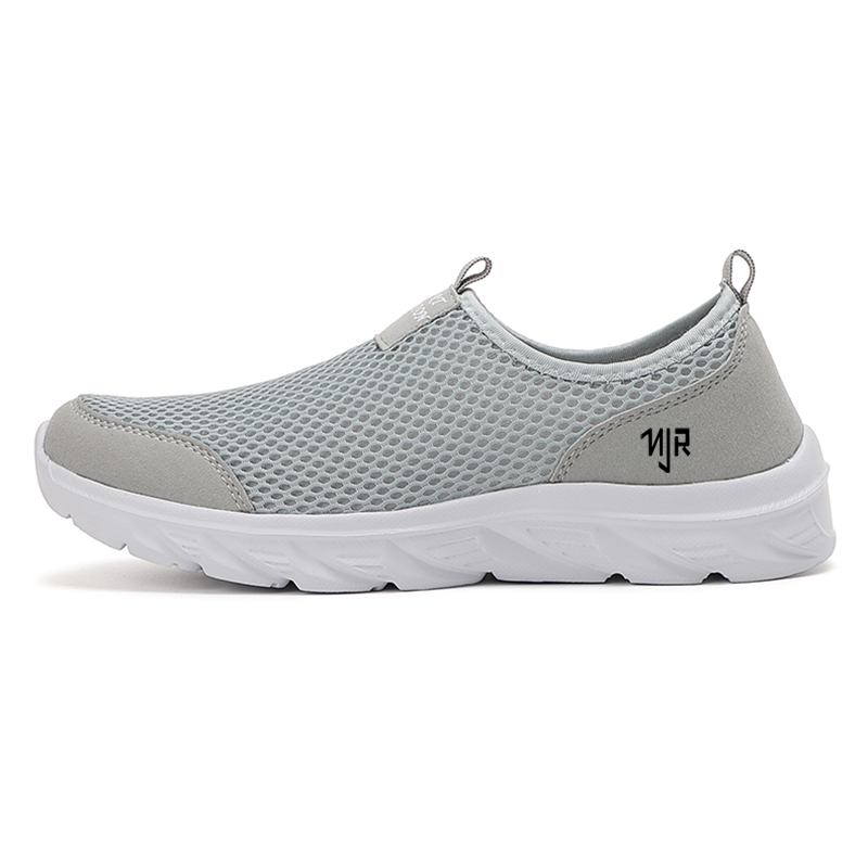 

NANJIREN Мужские повседневные кроссовки Low Top светло-серые, цвет Light Gray