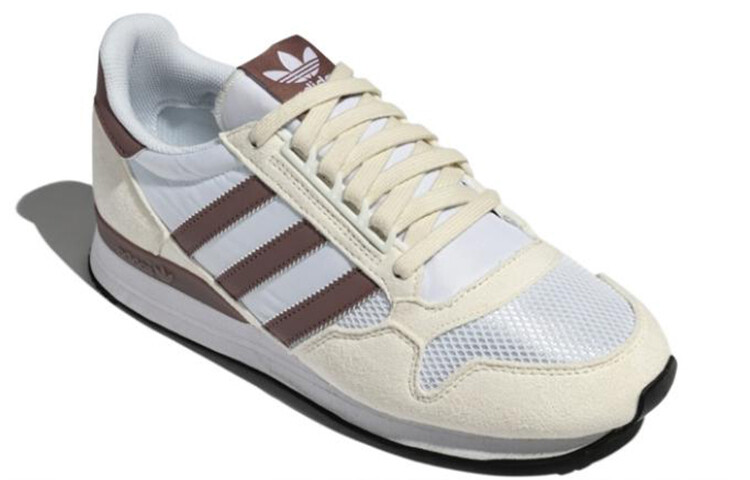 Кроссовки Adidas Originals ZX 500 Lifestyle Unisex, белый/коричневый — фото 2