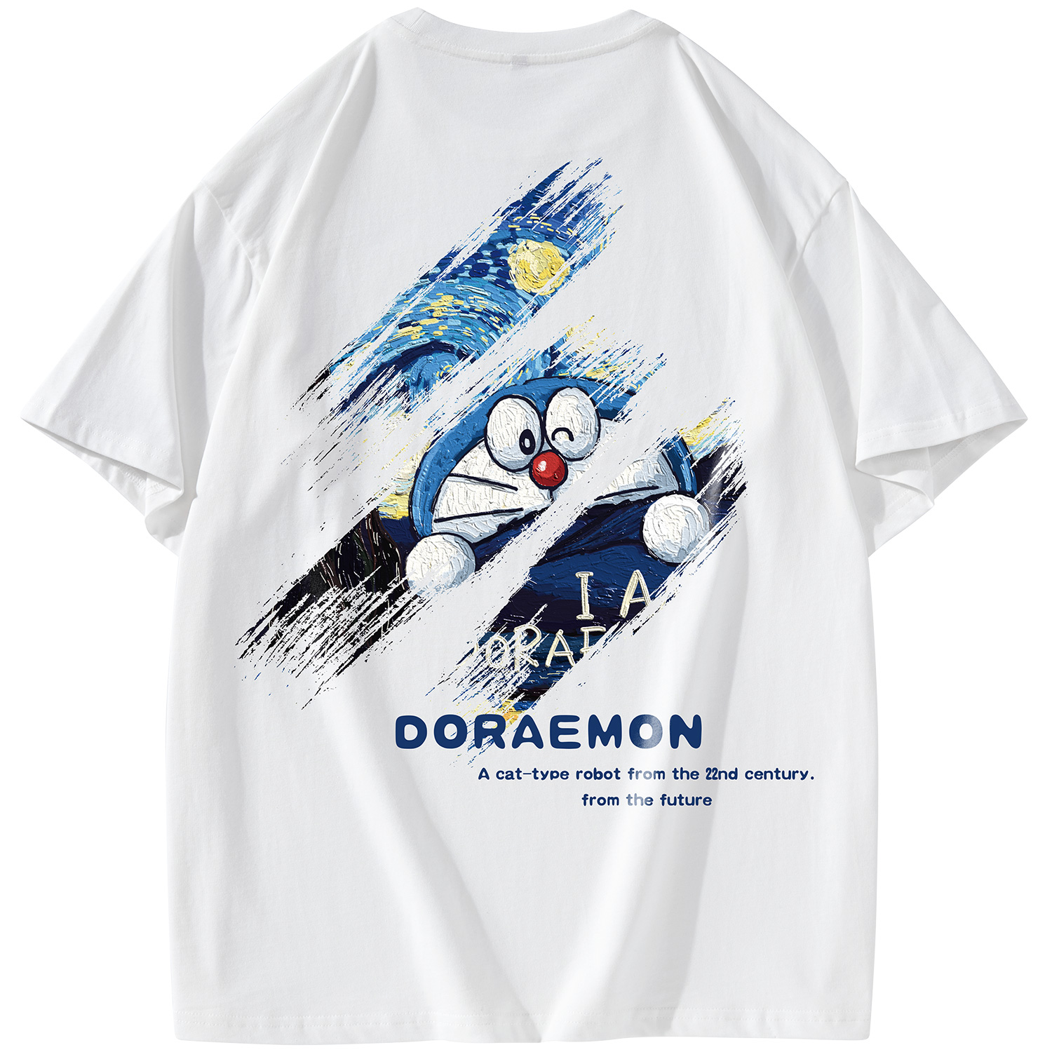 

Футболка унисекс Doraemon, White (Long-Sleeved T-Shirt)