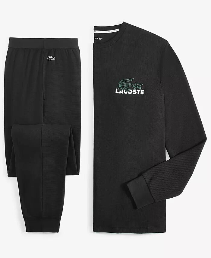 Футболка мужская Lacoste, термобелье для активного отдыха, черный — фото 3