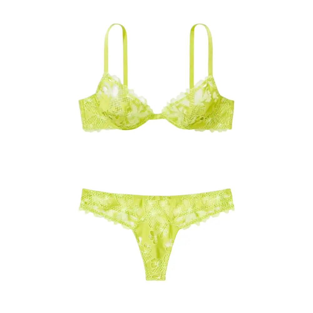 Victoria's Secret Женский комплект нижнего белья yellow