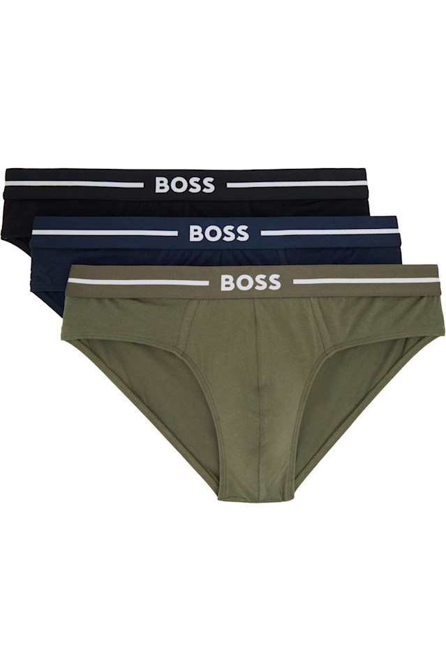 

Трусы с логотипом, набор из 3 штук, мультиколор Boss, мультиколор
