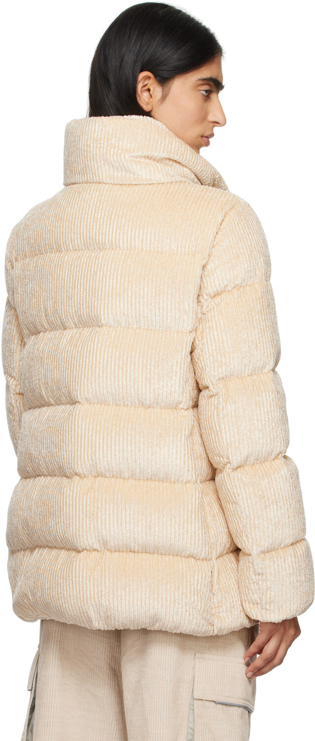 Короткая вельветовая куртка Cochevisse Moncler, желтый — фото 3
