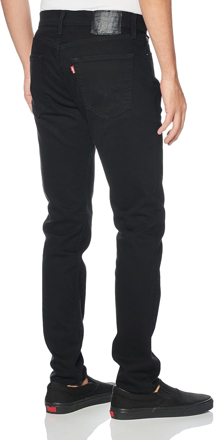 Мужские джинсы Levi's 512 Slim Taper Fit, черный деним — фото 2