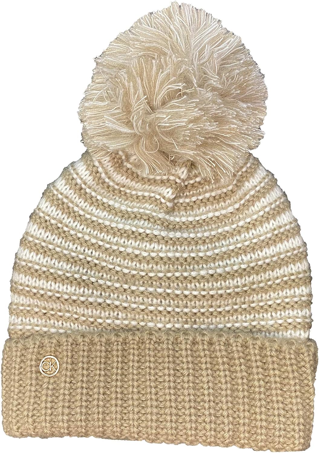 

Женская шапка с помпоном Calvin Klein в двухцветную полоску, Heather Almond(A0Kh6179)/White, Белый, Женская шапка с помпоном Calvin Klein в двухцветную полоску, Heather Almond(A0Kh6179)/White