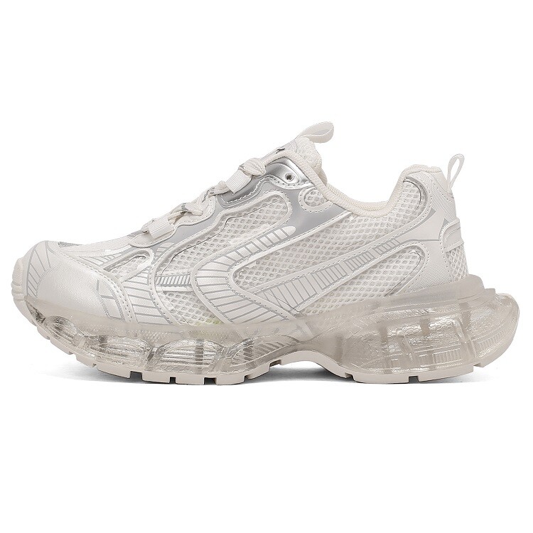 

Кроссовки женские толстые низкие Kemeilian, цвет Silver White