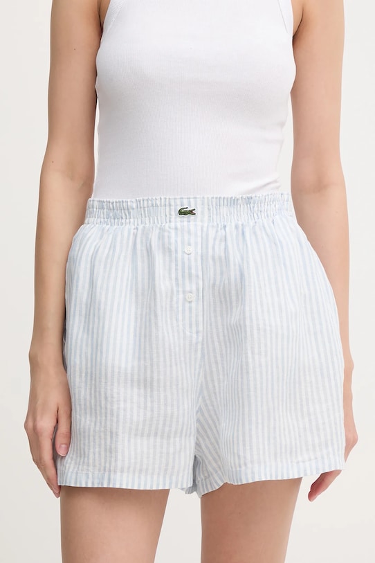 

Льняные шорты Lacoste, синий