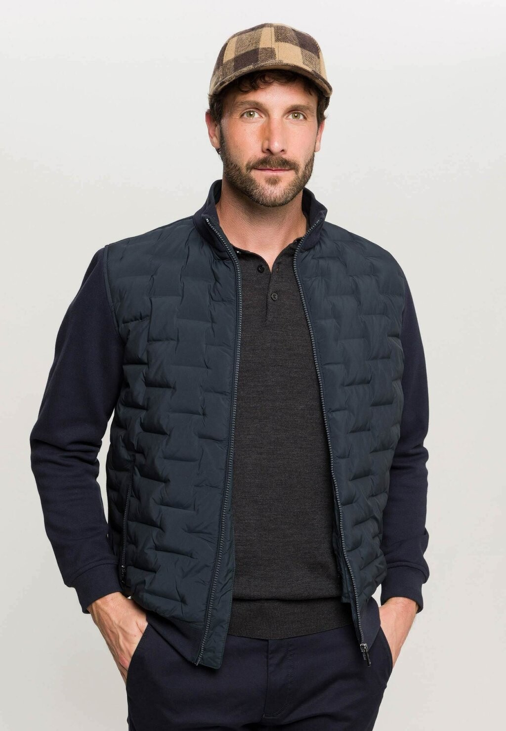 

Бейсболка CHECKED BASECAP bugatti, коричневый