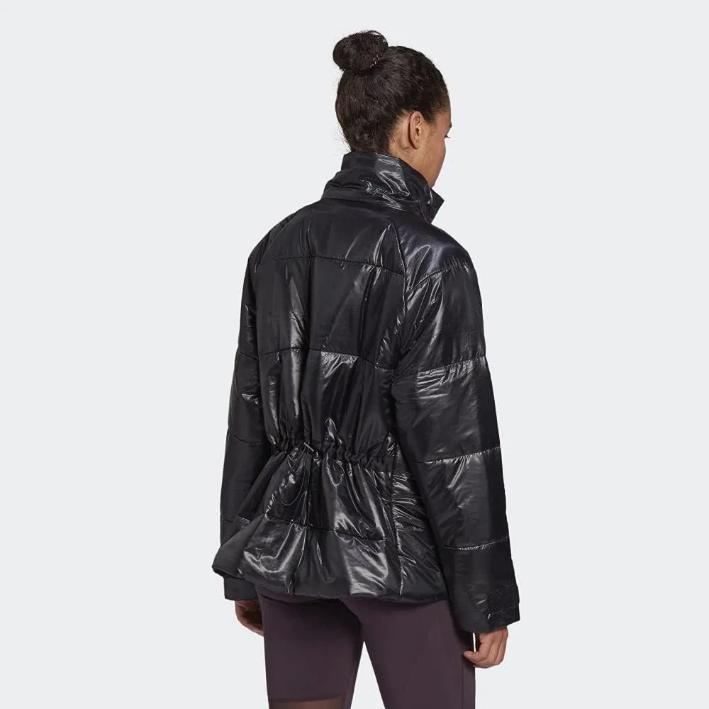 Куртка женская adidas, Glam on Jacket, Black — фото 4