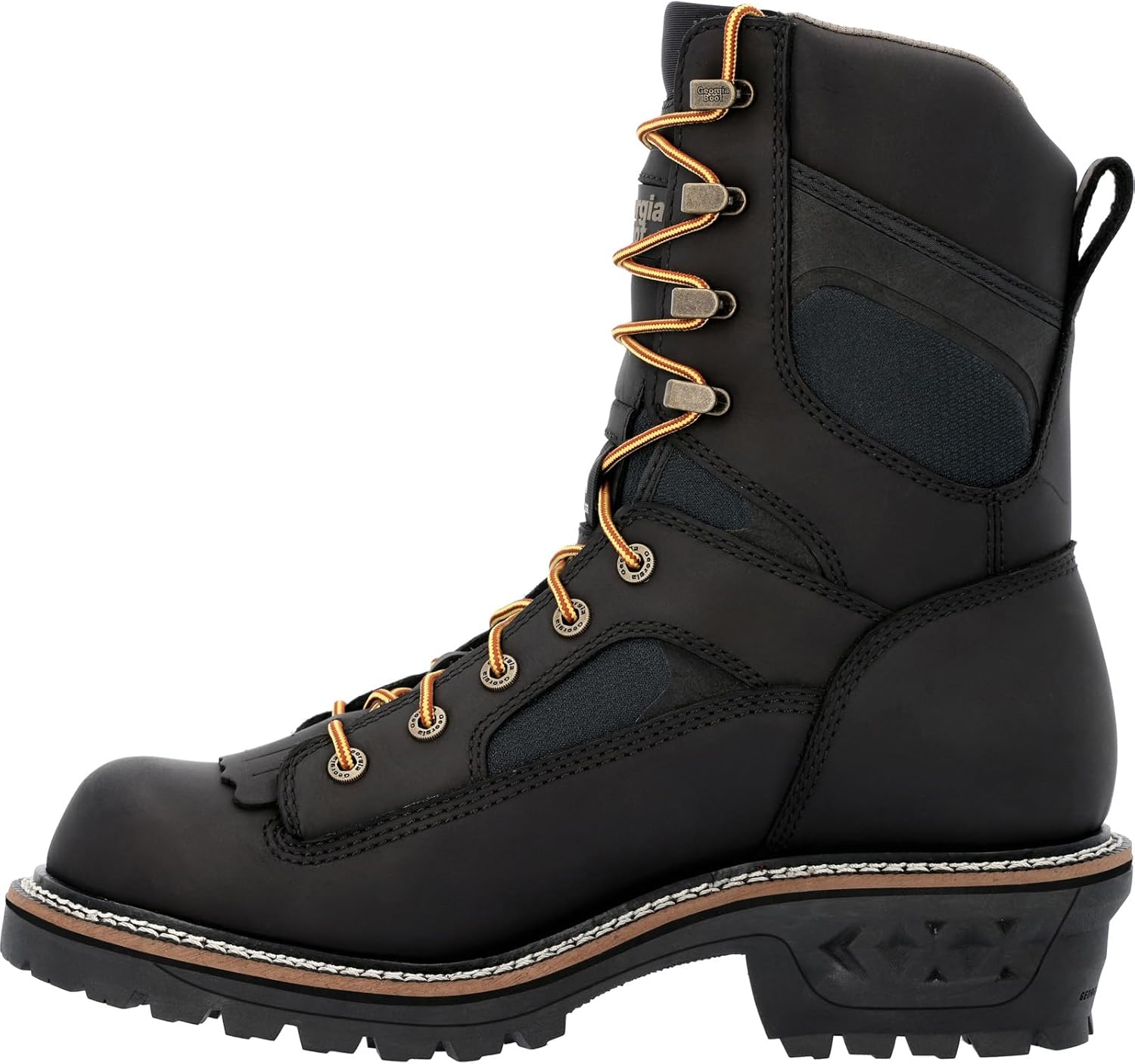 Мужские ботинки Georgia Boot LTX Logger с композитным носком и водонепроницаемой защитой, черный — фото 3