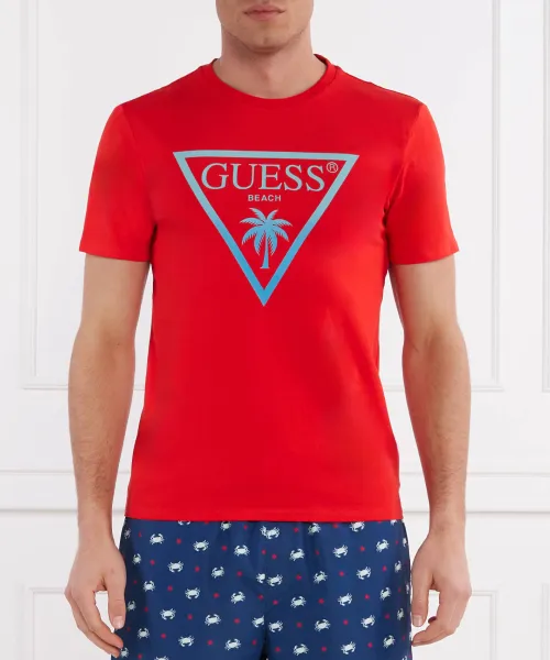 

Футболка Slim fit Guess Underwear, красный