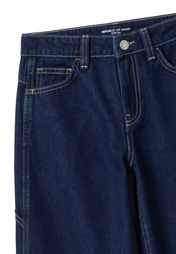 Джинсы свободного кроя Ovs, Dark Blue — фото 3