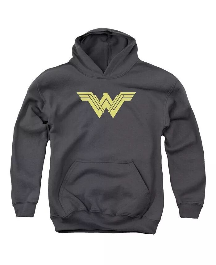 

Толстовка с капюшоном Clean Line Logo для мальчиков и подростков Batman V Superman, серый