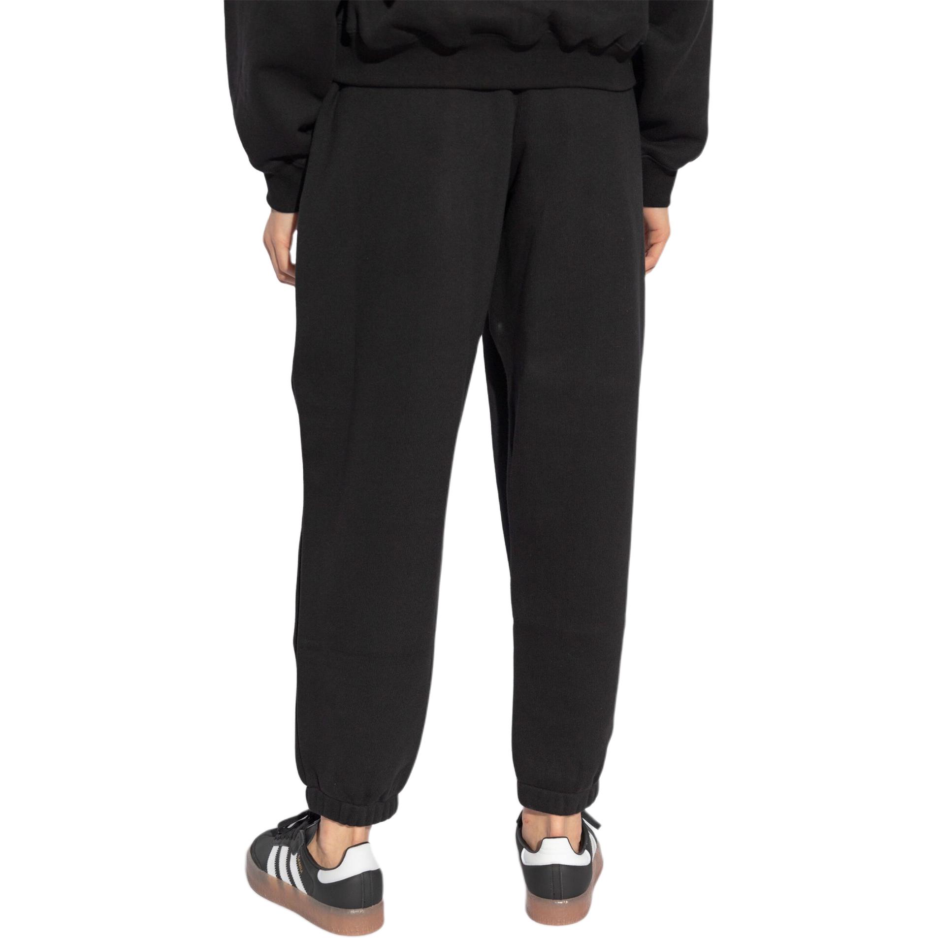 T By Essential Terry Классические спортивные штаны с логотипом Puff Paint черные Alexander Wang — фото 4