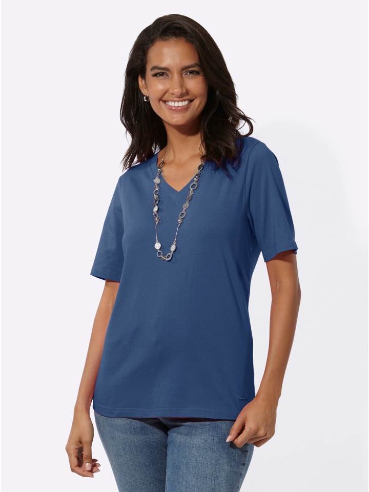 

Рубашка с короткими рукавами из джинсовой ткани синего цвета WITT WEIDEN