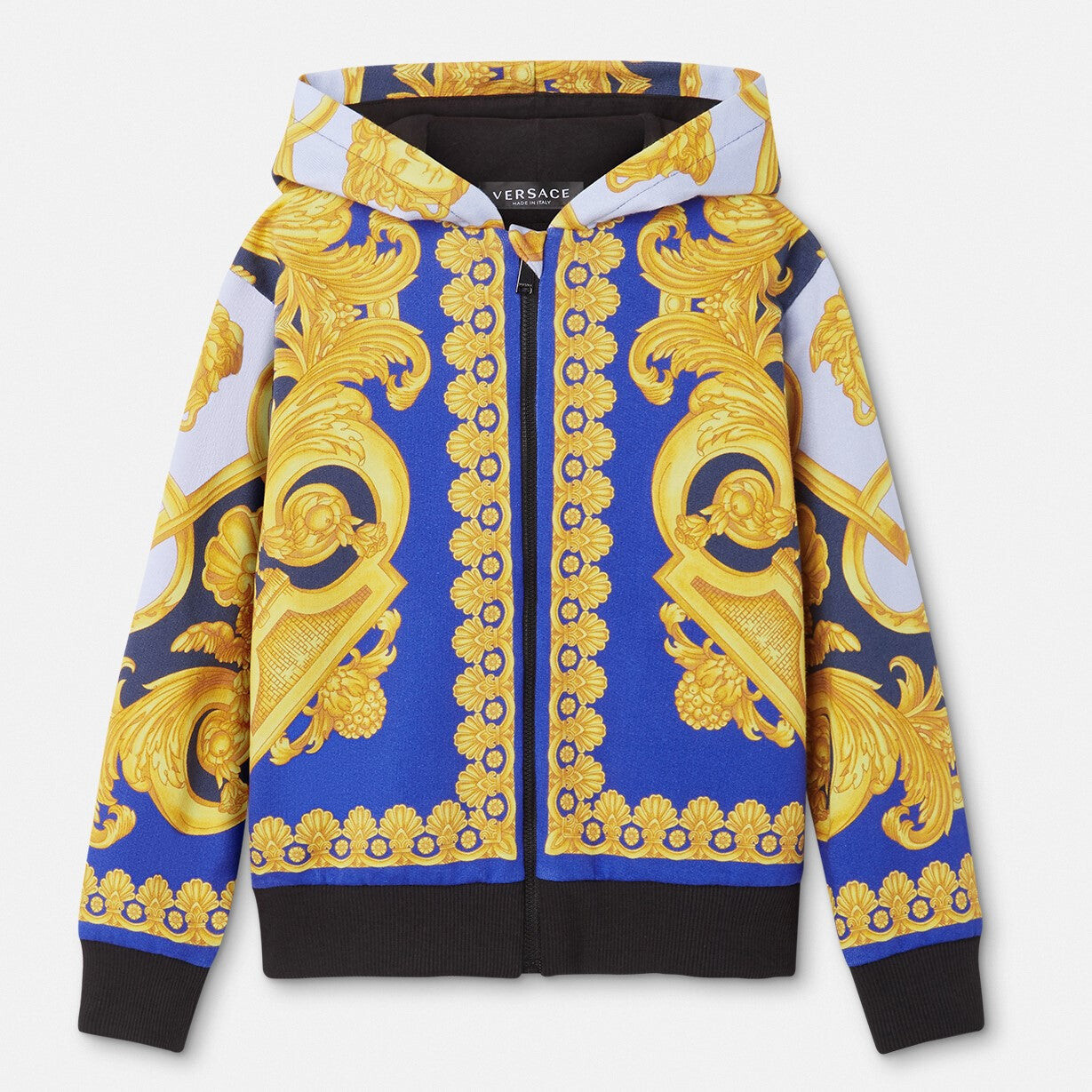

Худи Barocco синего и золотого цвета Versace, мультиколор