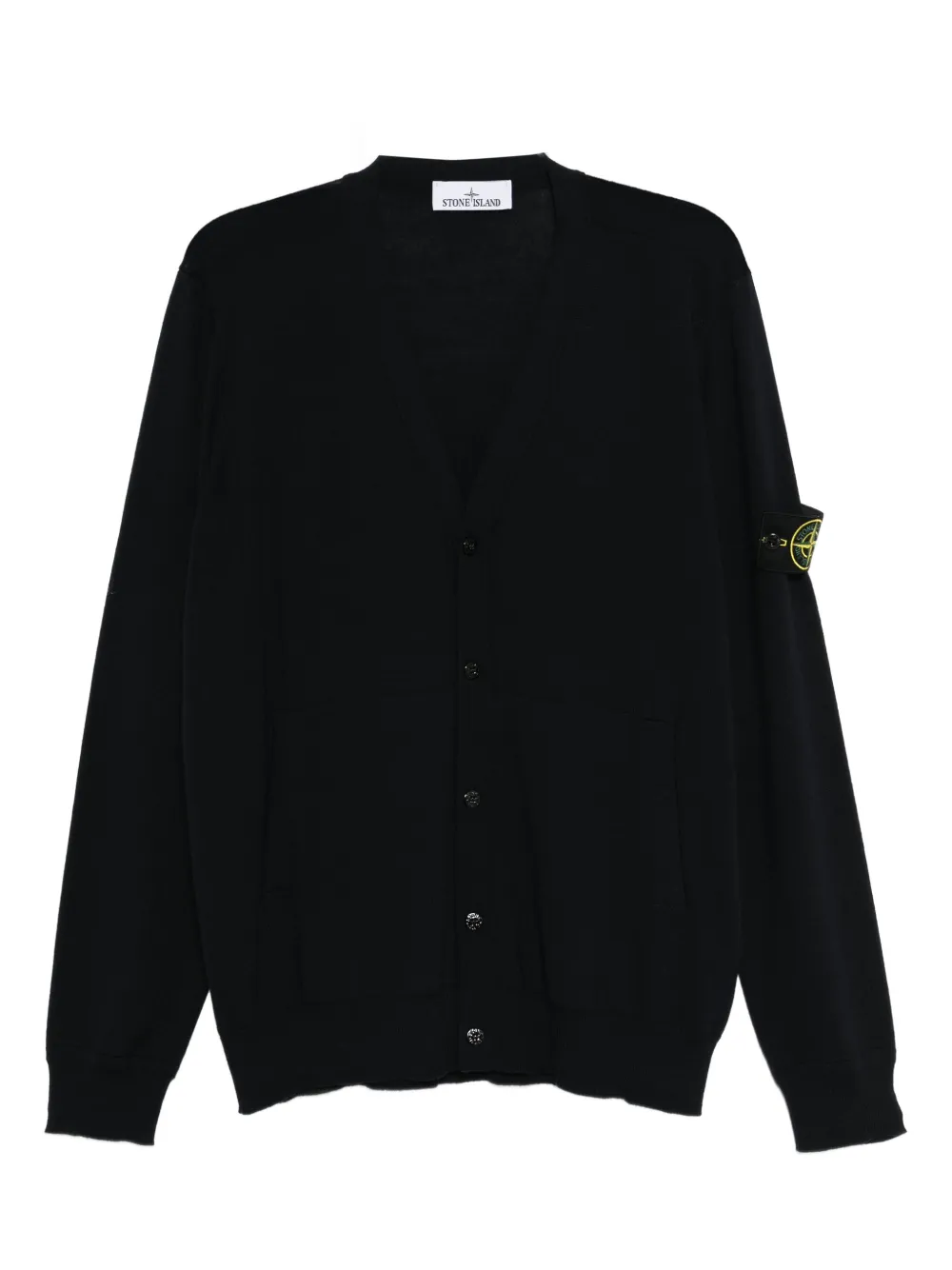 

Шерстяной кардиган Stone Island, синий