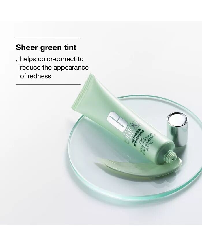 Redness Solutions Daily Protective Base Праймер широкого спектра SPF 15, 1,35 жидких унции Clinique — фото 3
