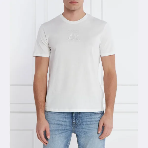 

Футболка стандартного кроя Armani Exchange, белый