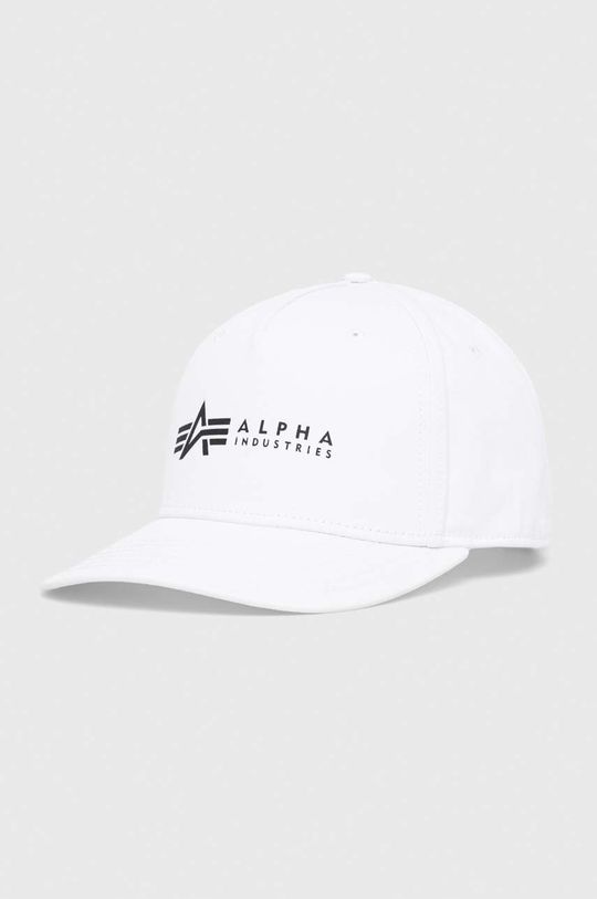 

Хлопковая шапка Alpha Industries, белый