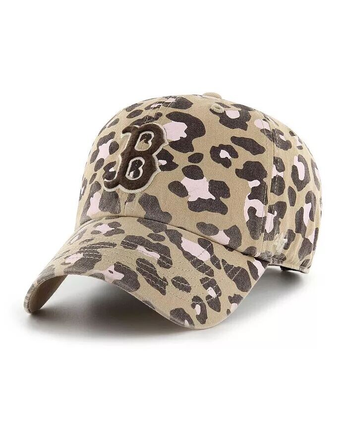 

Женская регулируемая кепка цвета хаки Boston Red Sox Bagheera Clean Up '47 Brand