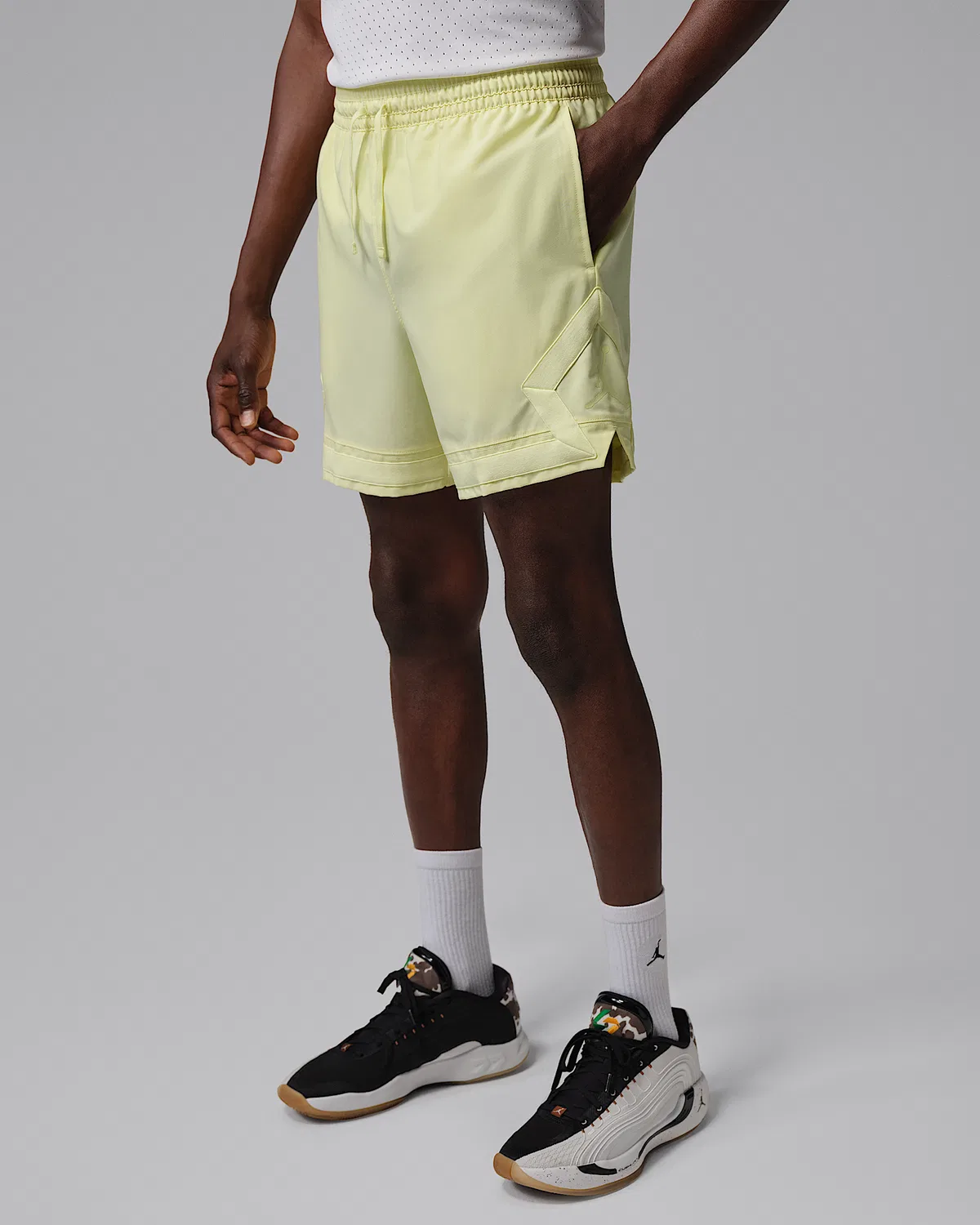 Мужские шорты Jordan Sport Dri-FIT Woven Diamond, Luminous Green/Luminous Green/Luminous Green