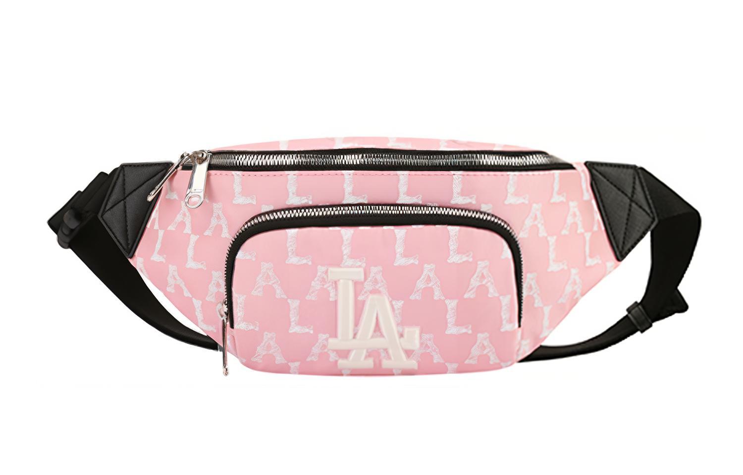 

MLB Монограмма Коллекция Polyester поясная сумка Regular Unisex Cherry Blossom Pink