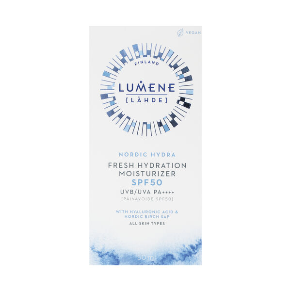Крем для лица Lumene — Увлажняющий с spf50 для лица, Nordic hydra [lähde], 50 мл — фото 3