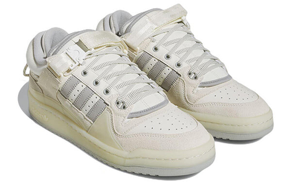 Кроссовки x bad bunny forum пряжка низкая Adidas, белый — фото 3
