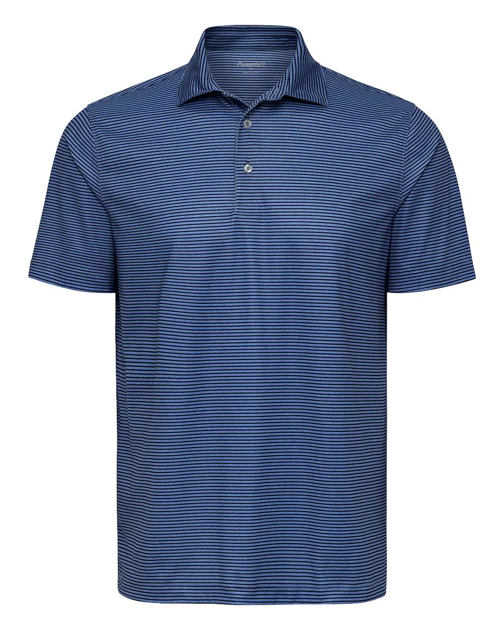 

Полосатое поло Aiken Paragon, цвет blue heather/ navy