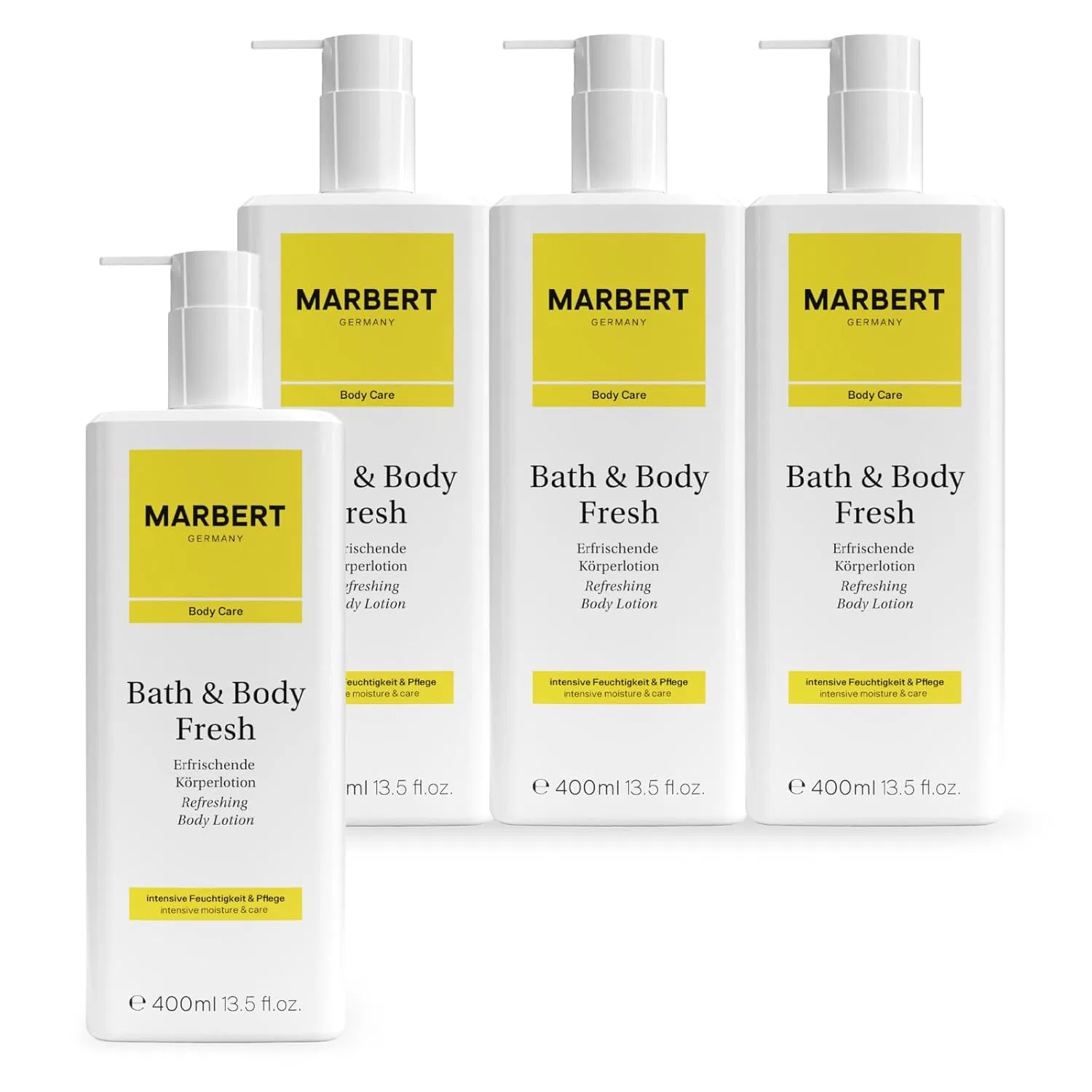 Освежающий лосьон для тела Marbert Bath & Body Fresh с цитрусовым ароматом, 4 шт. Marbert