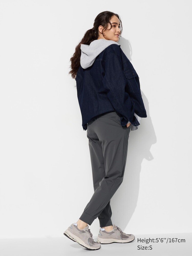 Ультраэластичные джоггеры Airism Uniqlo, цвет 09 черный — фото 2
