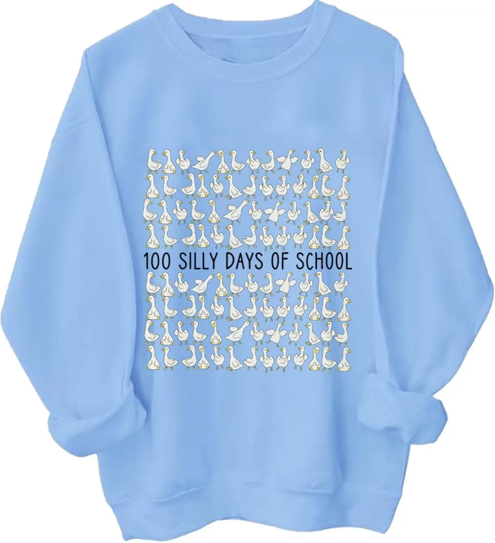 

Толстовка Silly Goose 100 Days of School Czbic