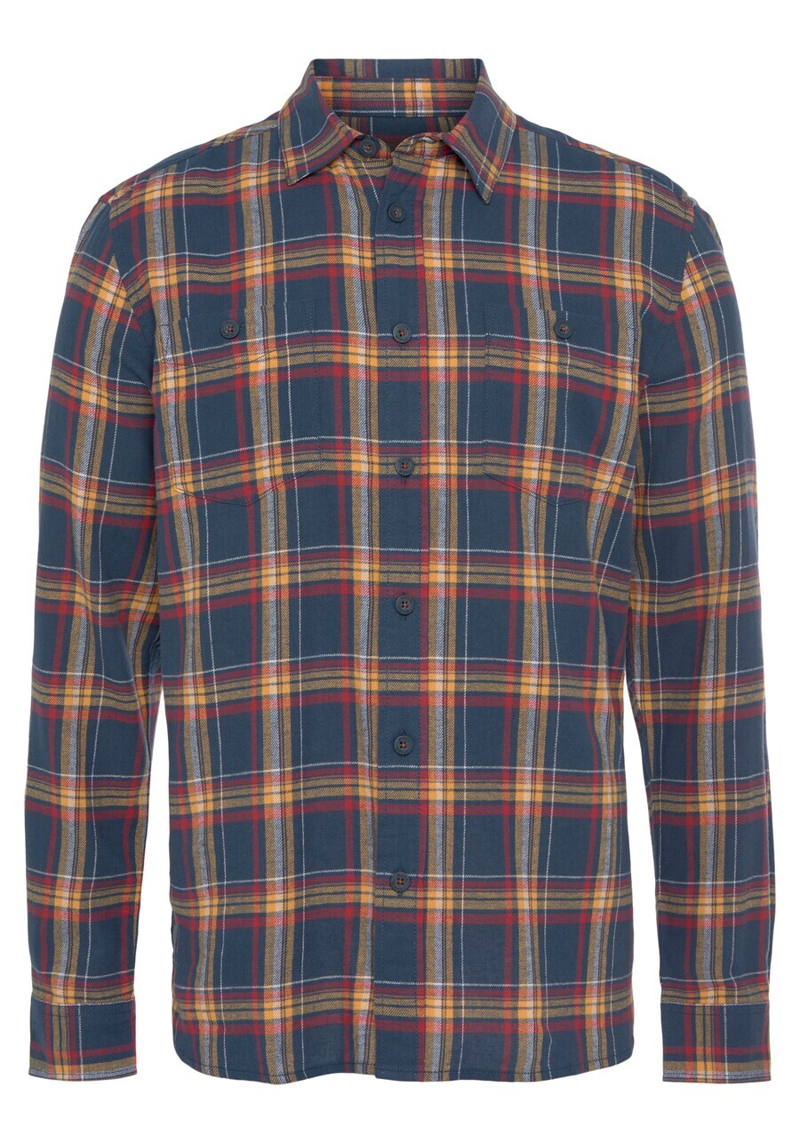 

Клетчатая рубашка Man's World Regular fit Button Up Shirt, синий