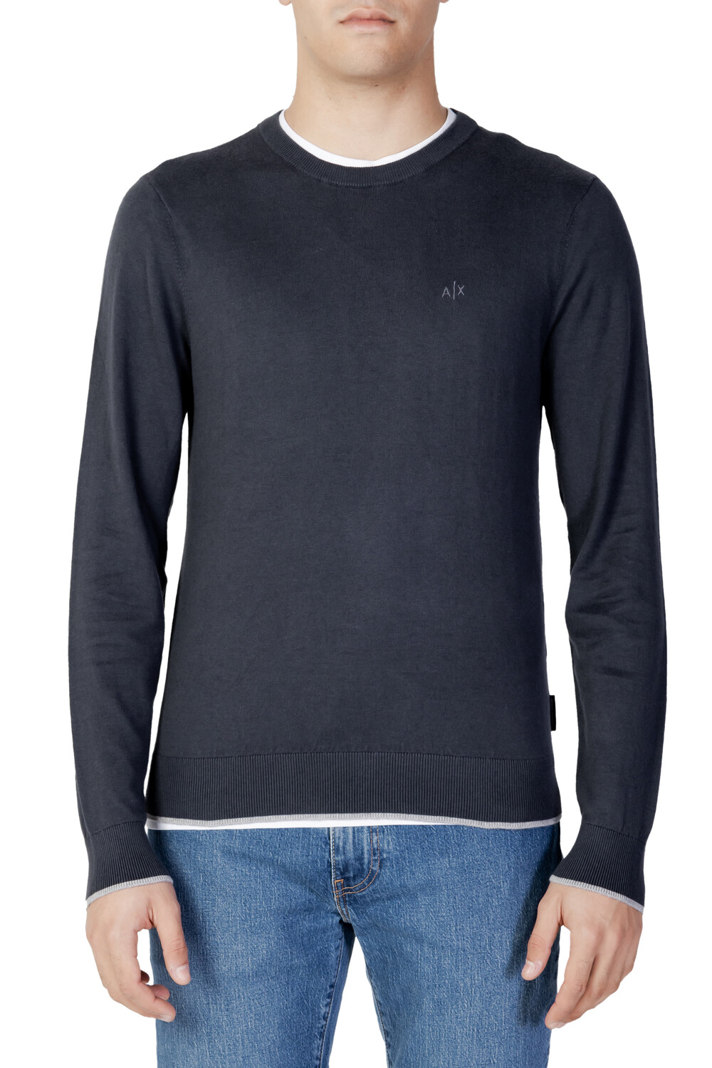 

Джемпер Armani Exchange с логотипом, серый